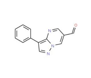 3-phenylpyrazolo[1,5-a]pyrimidine-6-carbaldehyde - chemical structure image