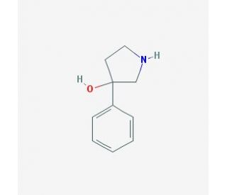 3-Phenylpyrrolidin-3-ol (CAS 49798-31-4) - chemical structure image