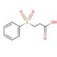 3-(Phenylsulfonyl)propionic acid (CAS 10154-71-9) - chemical structure image