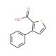 3-phenylthiophene-2-carboxylic acid (CAS 10341-88-5) - chemical structure image