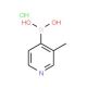 3-Picoline-4-boronic acid hydrochloride (CAS 1072952-40-9) - chemical structure image