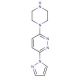 3-(piperazin-1-yl)-6-(1H-pyrazol-1-yl)pyridazine - chemical structure image