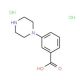 3-Piperazin-1-yl-benzoic acid dihydrochloride - chemical structure image