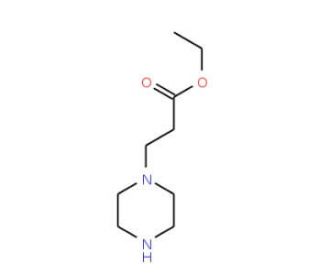 3-(Piperazin-1-yl)propionic acid ethyl ester (CAS 43032-38-8) - chemical structure image