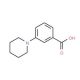 3-Piperidin-1-yl-benzoic acid (CAS 77940-94-4) - chemical structure image
