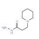 3-Piperidin-1-yl-propionic acid hydrazide (CAS 29800-31-5) - chemical structure image