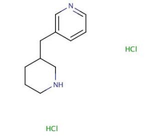 3-Piperidin-3-ylmethylpyridine dihydrochloride - chemical structure image