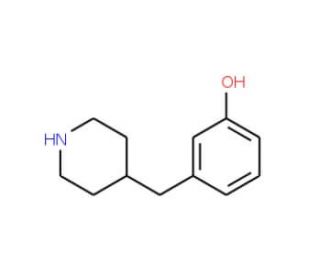 3-Piperidin-4-ylmethyl-phenol (CAS 794501-02-3) - chemical structure image