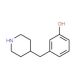 3-Piperidin-4-ylmethyl-phenol (CAS 794501-02-3) - chemical structure image