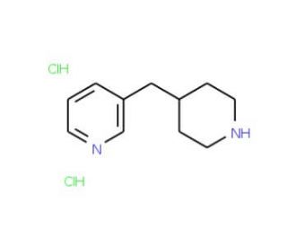 3-Piperidin-4-ylmethylpyridine dihydrochloride (CAS 1172053-95-0) - chemical structure image