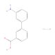 3′-Amino-[1,1′-biphenyl]-3-carboxylic acid hydrochloride (CAS 1170469-44-9) - chemical structure image