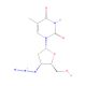 3′-epi-Azido-3′-deoxythymidine (CAS 73971-82-1) - chemical structure image