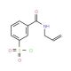 3-(prop-2-en-1-ylcarbamoyl)benzene-1-sulfonyl chloride - chemical structure image