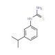 [3-(propan-2-yl)phenyl]thiourea - chemical structure image