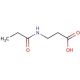 3-(propionylamino)propanoic acid - chemical structure image