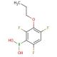 3-Propoxy-2,4,6-trifluorophenylboronic acid (CAS 871125-70-1) - chemical structure image
