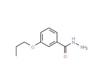 3-Propoxybenzohydrazide - chemical structure image