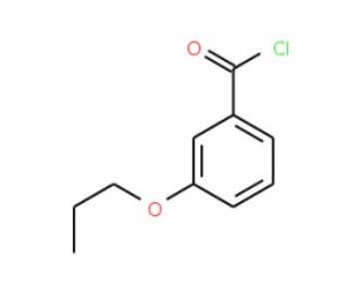 3-propoxybenzoyl chloride - chemical structure image
