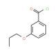 3-propoxybenzoyl chloride - chemical structure image
