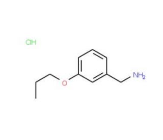 (3-Propoxyphenyl)methanamine hydrochloride - chemical structure image
