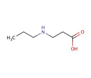 3-(propylamino)propanoic acid - chemical structure image
