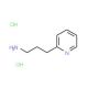 3-Pyridin-2-yl-propylamine dihydrochloride - chemical structure image