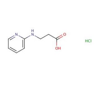 3-(pyridin-2-ylamino)propanoic acid hydrochloride - chemical structure image