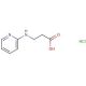 3-(pyridin-2-ylamino)propanoic acid hydrochloride - chemical structure image