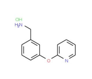 3-(Pyridin-2-yloxy)benzylamine hydrochloride - chemical structure image