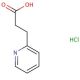 3-pyridin-2-ylpropanoic acid hydrochloride (CAS 15197-75-8) - chemical structure image