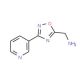 (3-pyridin-3-yl-1,2,4-oxadiazol-5-yl)methylamine - chemical structure image