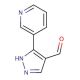 3-pyridin-3-yl-1H-pyrazole-4-carbaldehyde - chemical structure image