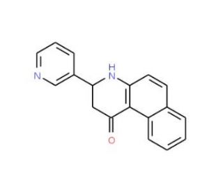 3-Pyridin-3-yl-3,4-dihydro-2H-benzo[f]quinolin-1-one - chemical structure image