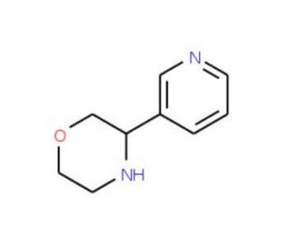 3-pyridin-3-yl morpholine (CAS 887344-25-4) - chemical structure image