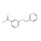 3-(pyridin-3-ylmethoxy)benzoic acid - chemical structure image