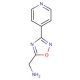 (3-pyridin-4-yl-1,2,4-oxadiazol-5-yl)methylamine - chemical structure image