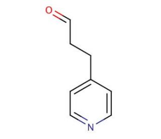 3-Pyridin-4-yl-propionaldehyde (CAS 120690-80-4) - chemical structure image