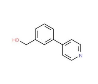 (3-Pyridin-4-ylphenyl)methanol (CAS 85553-55-5) - chemical structure image