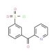 3-(Pyridine-2-carbonyl)benzenesulfonyl chloride - chemical structure image