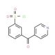 3-(Pyridine-4-carbonyl)benzenesulfonyl chloride (CAS 680618-21-7) - chemical structure image