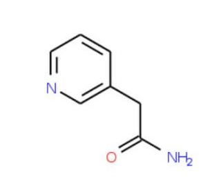 3-Pyridineacetamide (CAS 3724-16-1) - chemical structure image