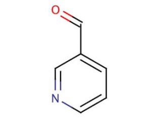 3-Pyridinecarboxaldehyde (CAS 500-22-1) - chemical structure image