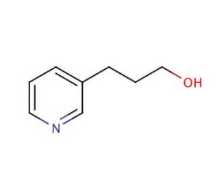 3-Pyridinepropanol (CAS 2859-67-8) - chemical structure image
