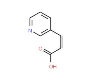 3-Pyridinyl-acrylic acid (CAS 1126-74-5) - chemical structure image