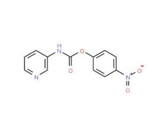3-Pyridinylcarbamic Acid 4-Nitrophenyl Ester (CAS 56402-87-0) - chemical structure image