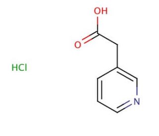 3-Pyridylacetic acid hydrochloride (CAS 6419-36-9) - chemical structure image
