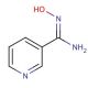 3-Pyridylamide oxime (CAS 1594-58-7) - chemical structure image