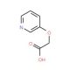 3-Pyridyloxyacetic acid (CAS 86649-57-2) - chemical structure image