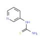 3-Pyridylthiourea (CAS 30162-37-9) - chemical structure image