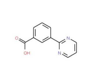 3-Pyrimidin-2-ylbenzoic acid (CAS 579476-26-9) - chemical structure image